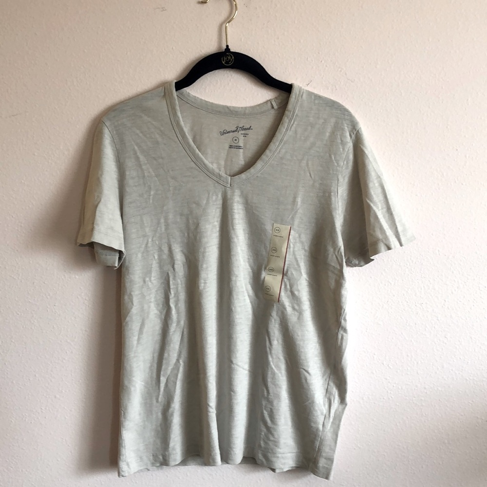 Tan/Cream Short Sleeve Shirt